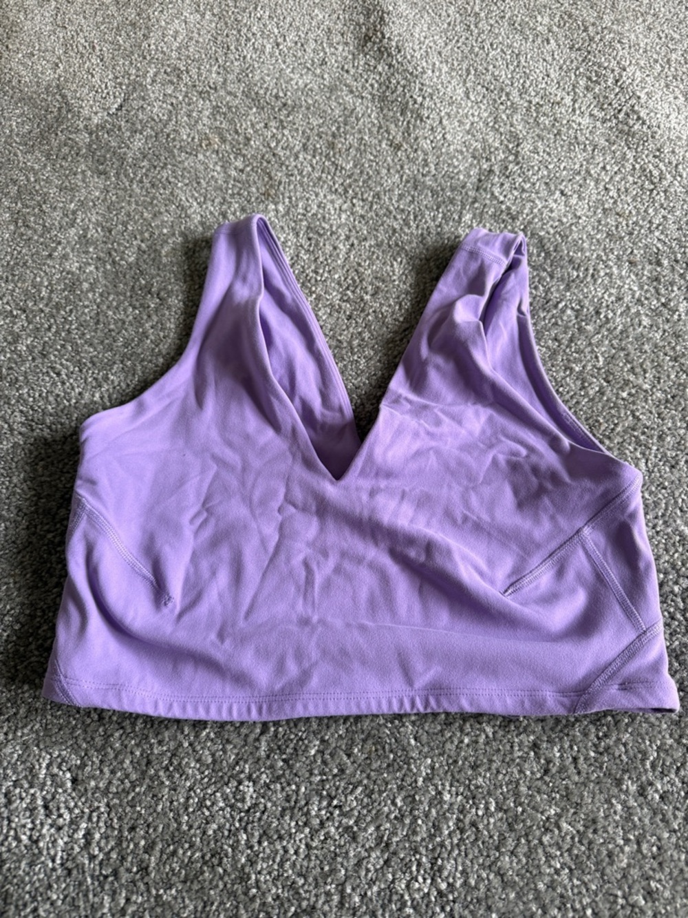 Free People Lavender V-Neck Bralette